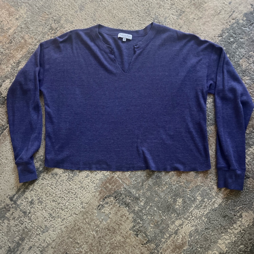 Bundle 2 Michael Stars Waffle Knit Tops - Picture 5 of 7